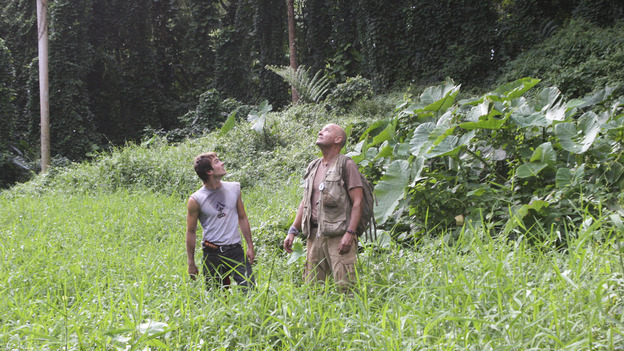 LOST - "All the Best Cowboys Have Daddy Issues" - Survivors wonder why Charlie and the pregnant Claire have been abducted - and by whom -- and a search party ventures into the treacherous jungle to try to find and rescue the missing duo. Meanwhile, inner-demons about his father resurface for Jack, and Boone and Locke discover another island mystery, on "Lost," WEDNESDAY, DECEMBER 8 (8:00-9:00 p.m., ET), on the ABC Television Network. (ABC/MARIO PEREZ) IAN SOMERHALDER, TERRY O'QUINN