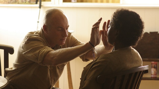 LOST -- "S.O.S." - Rose is surprisingly and vehemently opposed to Bernard's plan to create an S.O.S. signal; romantic sparks are rekindled between Jack and Kate when they trek into the jungle to propose a "trade" with "The Others"; and Locke begins to question his faith in the island, on "Lost," WEDNESDAY, APRIL 12 (9:00-10:01 p.m., ET), on the ABC Television Network. (ABC/MARIO PEREZ)WAYNE PYGRAM, L. SCOTT CALDWELL