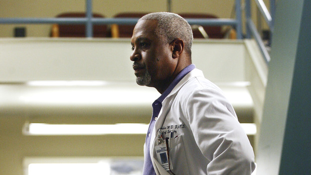 GREY'S ANATOMY - "Testing 1-2-3" - The interns take the biggest test of their careers, their first-year medical exams, as the residents attend to three injured mountain climbers. Meanwhile Callie's suspicions of George and Izzie grow, and Cristina struggles to write her wedding vows, on "Grey's Anatomy," THURSDAY, MAY 10 (9:00-10:01 p.m., ET) on the ABC Television Network. (ABC/SCOTT GARFIELD)JAMES PICKENS, JR.