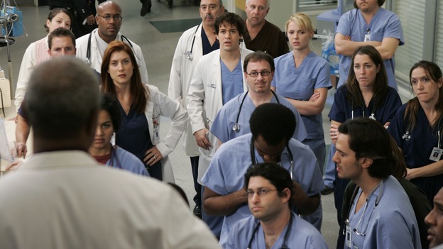 GREY'S ANATOMY - "It's the End of the World (As We Know It)" (ABC/PETER "HOPPER" STONE)JAMES PICKENS, JR., KATE WALSH, T.R. KNIGHT, KATHERINE HEIGL