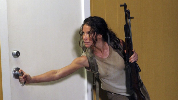 LOST - "The Man from Tallahassee" - Ben tries to persuade a determined Locke to call off his destructive plan by offering him some of the secrets of the island, and Kate's reunion with Jack does not go off as planned when she discovers that he has made a deal with "The Others," on "Lost," WEDNESDAY, MARCH 21 (10:00-11:00 p.m., ET), on the ABC Television Network. (ABC/MARIO PEREZ)EVANGELINE LILLY
