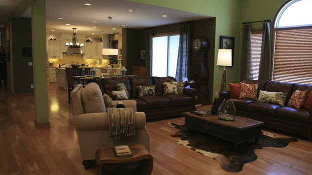 EXTREME MAKEOVER HOME EDITION - "Hampton Family," - Living Room, on "Extreme Makeover Home Edition," Sunday, October 4th on the ABC Television Network.