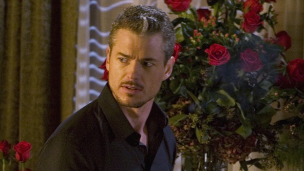 GREY'S ANATOMY - "Beat Your Heart Out" - Mark helps setup a romantic proposal for Derek, but plans change when his friend gets an urgent call from his ex, on "Grey's Anatomy," THURSDAY, FEBRUARY 5 (9:00-10:02 p.m., ET) on the ABC Television Network. (ABC/RANDY HOLEMES) ERIC DANE
