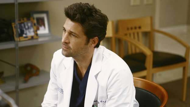 GREY'S ANATOMY - "I Like You So Much Better When You're Naked" - After learning of Richard's drinking problem, Derek confronts him for the sake of his friend and the hospital, Izzie returns, hoping to reconcile with Alex, and tensions run high between Teddy, Cristina and Owen in the aftermath of Cristina's startling confession, on "Grey's Anatomy," THURSDAY, JANUARY 21 (9:00-10:01 p.m., ET) on the ABC Television Network. (ABC/SCOTT GARFIELD)PATRICK DEMPSEY
