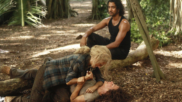 LOST - "Recon" - Locke tasks Sawyer with a mission, on "Lost," TUESDAY, MARCH 23 (9:00-10:00 p.m., ET) on the ABC Television Network.  (ABC/MARIO PEREZ)EMILIE DE RAVIN, EVANGELINE LILLY, NAVEEN ANDREWS
