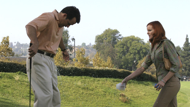 Par for the Course Why should you always bring two pairs of pants to a golf course? In case you get a hole in one. Or in case your wife shows up to toss your son's urine sample on them. 