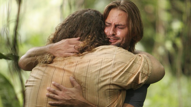 LOST - "Tricia Tanaka Is Dead" - Hurley's discovery of an old, wrecked car on the island leads him on a mission of hope not only for himself, but for a fellow survivor in need of some faith. Meanwhile, Kate and Sawyer reunite with their fellow castaways, but Kate is still torn about leaving Jack behind with "The Others," on "Lost," WEDNESDAY, FEBRUARY 28 (10:00-10:00 p.m., ET), on the ABC Television Network. (ABC/MARIO PEREZ)JORGE GARCIA, JOSH HOLLOWAY
