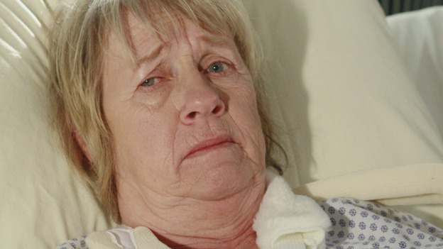 DESPERATE HOUSEWIVES - "God, That's Good" - Mrs. McCluskey looks worried, on "Desperate Housewives," SUNDAY, APRIL 22 (9:00-10:01 p.m., ET) on the ABC Television Network. (ABC/RON TOM) KATHRYN JOOSTEN