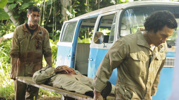 LOST - "LA X" - "Lost" returns for its final season of action-packed mystery and adventure -- that will continue to bring out the very best and the very worst in the people who are lost -- on the season premiere of "Lost," TUESDAY, FEBRUARY 2 (9:00-11:00 p.m., ET) on the ABC Television Network. On the season premiere episode, "LA X" Parts 1 & 2, the aftermath from Juliet's detonation of the hydrogen bomb is revealed. (ABC/MARIO PEREZ) MATTHEW FOX, NAVEEN ANDREWS, DANIEL DAE KIM