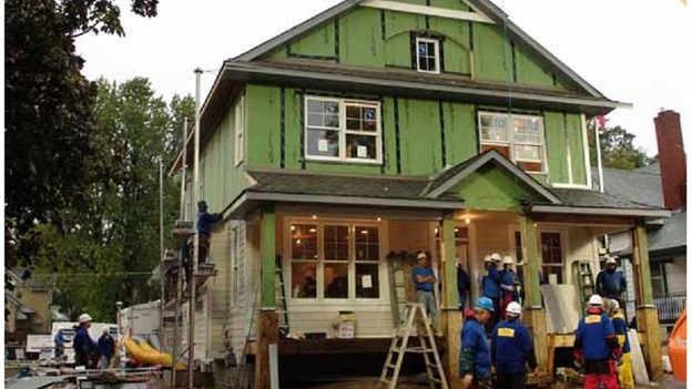 ZIP System Wall Sheathing	We have been using this wall sheathing in all of our homes this season.  In addition to having a built-in water resistant barrier and being easy to install, it is also eco-friendly.  These ZIP System products aid in conserving wood since they are made from small, young trees that are replaced much quicker than older trees.  The leftover wood chips and bark do not go to waste; instead they are used to help fuel the manufacturing facilities.  In addition, the wall sheathing seals leak paths between panels and components.  This contributes to energy efficiency by lowering your utility bills and improving indoor air quality by keeping out pollutants, allergens and moisture.  It's eco-friendly and economical!