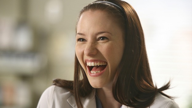 GREY'S ANATOMY - "Here Comes the Flood" - A plumbing leak becomes a deluge and wreaks havoc at Seattle Grace, as the Chief attempts to implement new teaching policies and George tries to retake his residency exam; meanwhile Derek hopes to move the roommates out of Meredith's house, to their surprise, on "Grey's Anatomy," THURSDAY, OCTOBER 9 (9:00-10:01 p.m., ET) on the ABC Television Network. (ABC/DANNY FELD)CHYLER LEIGH