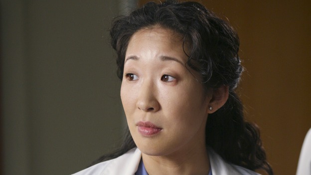 GREY'S ANATOMY - "Sometimes a Fantasy" - Cristina tries to help Preston cope with his hand tremor, Izzie attempts to return to the hospital for the first time since she quit the program, Alex deals with a patient who has a long history of injuries, and George and Callie's relationship moves forward, on "Grey's Anatomy," THURSDAY, OCTOBER 5 (9:00-10:01 p.m., ET) on the ABC Television Network. (ABC/KAREN NEAL)SANDRA OH