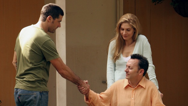 LOST - "The Man from Tallahassee" - Ben tries to persuade a determined Locke to call off his destructive plan by offering him some of the secrets of the island, and Kate's reunion with Jack does not go off as planned when she discovers that he has made a deal with "The Others," on "Lost," WEDNESDAY, MARCH 21 (10:00-11:00 p.m., ET), on the ABC Television Network. (ABC/MARIO PEREZ)MATTHEW FOX, MICHAEL EMERSON, ELIZABETH MITCHELL