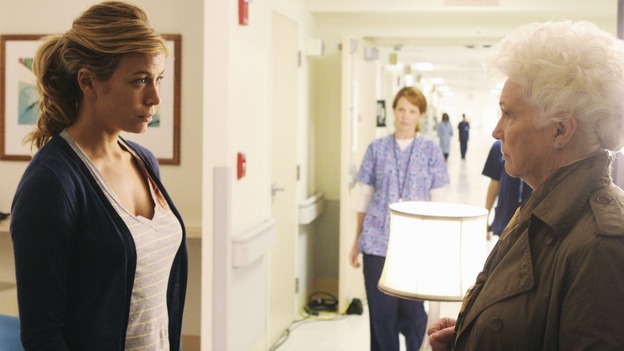 LOST - "The Variable" - On the 100th episode milestone for the series, the time of reckoning has begun when Daniel Faraday comes clean regarding what he knows about the island, on "Lost," WEDNESDAY, APRIL 29 (9:00-10:02 p.m., ET) on the ABC Television Network.  (ABC/MARIO PEREZ)SONYA WALGER, FIONNULA FLANNAGAN