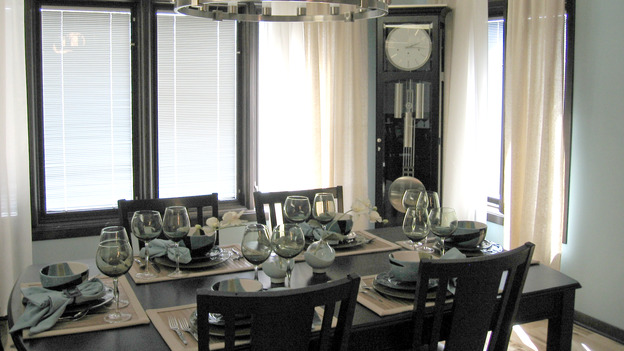 EXTREME MAKEOVER HOME EDITION - "Bliven Family," - Dining Room, on "Extreme Makeover Home Edition," Sunday, October 15th on the ABC Television Network.