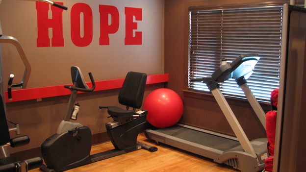 EXTREME MAKEOVER HOME EDITION - "Guinta," -&nbsp; Workout Room, on "Extreme Makeover Home Edition," Sunday, May 11th on the ABC Television Network.