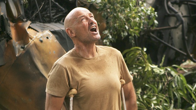 LOST -- "?" - Mr. Eko enlists Locke to help find a secret location he believes houses answers to the island's mysteries. Meanwhile, Jack and the other survivors struggle to cope with the horrific situation in the hatch, on "Lost," WEDNESDAY, MAY 10 (9:00-10:01 p.m., ET), on the ABC Television Network. (ABC/MARIO PEREZ) TERRY O'QUINN