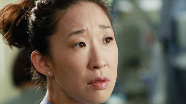 GREY'S ANATOMY - "She's Gone" - In the second hour, "She's Gone" (10:00-11:00 p.m.), news of Meredith and Derek's unsteady relationship raises a red flag for Zola's adoption counselor; Alex quickly realizes that he has become the outcast of the group after ratting out Meredith; and Cristina makes a tough decision regarding her unexpected pregnancy. Also, Chief Webber brings Henry in for a last minute surgery, alarming Teddy. "Grey's Anatomy" returns for its eighth season with a two-hour event THURSDAY, SEPTEMBER 22 (9:00-11:00 p.m., ET) on the ABC Television Network. (ABC/RON TOM)SANDRA OH
