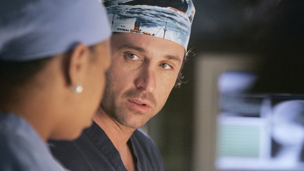 GREY'S ANATOMY - "Don't Stand So Close to Me" - Recent events strain Burke and Cristina's relationship, Meredith's half-sister, Molly, is admitted to the hospital, and Mark and Derek must work together when two close-knit brothers seek medical help, on "Grey's Anatomy," THURSDAY, NOVEMBER 30 (9:00-10:01 p.m., ET) on the ABC Television Network. (ABC/VIVIAN ZINK)CHANDRA WILSON, PATRICK DEMPSEY