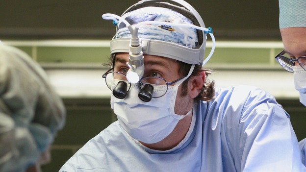 GREY'S ANATOMY - "Scars and Souvenirs" - The race for chief heats up after a new competitor enters the fray, tensions escalate between Izzie and George, and Callie must reveal a big secret. Meanwhile, Derek treats a patient near and dear to him, while Alex continues his work with Jane Doe, on "Grey's Anatomy," THURSDAY, MARCH 15 (9:00-10:01 p.m., ET) on the ABC Television Network. (ABC/RON TOM)SHOHREH AGHDASHLOO, PATRICK DEMPSEY