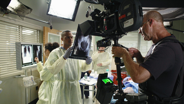 GREY'S ANATOMY - "She's Gone" - In the second hour, "She's Gone" (10:00-11:00 p.m.), news of Meredith and Derek's unsteady relationship raises a red flag for Zola's adoption counselor; Alex quickly realizes that he has become the outcast of the group after ratting out Meredith; and Cristina makes a tough decision regarding her unexpected pregnancy. Also, Chief Webber brings Henry in for a last minute surgery, alarming Teddy. "Grey's Anatomy" returns for its eighth season with a two-hour event THURSDAY, SEPTEMBER 22 (9:00-11:00 p.m., ET) on the ABC Television Network. (ABC/RON TOM)JESSE WILLIAMS