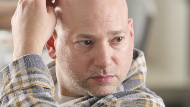 LOST - "Dave" - Libby lends Hurley support when he begins to think the island is having a strange effect on him, and Locke's sense of purpose is shaken when the prisoner provides new information about the hatch, on "Lost," WEDNESDAY, APRIL 5 (9:00-10:01 p.m., ET), on the ABC Television Network. (ABC/MARIO PEREZ) EVAN HANDLER