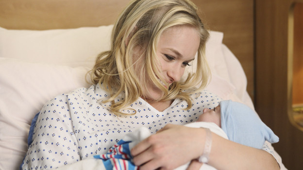 GREY'S ANATOMY - "Hook, Line and Sinner" - Sloan returns to Mark's apartment, just as she's going into labor, and Teddy, Mark and the still-fighting Callie and Arizona are there to help with the birth and to get Mark through his grandson's pending adoption. Meanwhile Teddy sees Derek's invitation to illustrious cardiothoracic surgeon Tom Evans' as a threat to her future employment at the hospital, and the team work on a crab boat captain who has been stabbed with a giant shark hook, on "Grey's Anatomy," THURSDAY, APRIL 29 (9:00-10:01 p.m., ET) on the ABC Television Network. (ABC/DANNY FELD) LEVEN RAMBIN