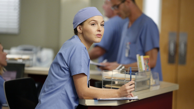 GREY'S ANATOMY - "Walking on a Dream" - The Seattle Grace doctors are on edge when a new medical professional enters the hospital; Arizona struggles with the emotional and physical pain of a phantom limb; and while battling pregnancy hormones, an overly-emotional Meredith is confronted with her worst fear, on "Grey's Anatomy," THURSDAY, JANUARY 24 (9:00-10:02 p.m., ET) on the ABC Television Network. (ABC/KELSEY MCNEAL)CAMILLA LUDDINGTON