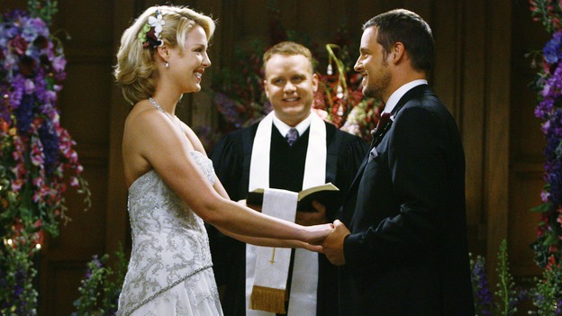 GREY'S ANATOMY - "What a Difference a Day Makes" - Dr. Izzie Stevens and Dr. Alex Karev get married in a surprising twist, on "Grey's Anatomy," THURSDAY, MAY 7 (9:00-10:02 p.m., ET) on the ABC Television Network. KATHERINE HEIGL, MICKEY MAXWELL, JUSTIN CHAMBERS