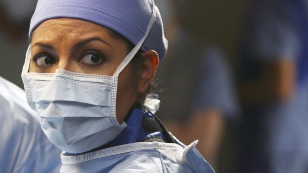 GREY'S ANATOMY - "Great Expectations" - While rumors of the Chief's departure spread among the hospital staff, Bailey proposes the creation of a free clinic, and a Seattle Grace doctor receives a proposal of a different sort, on "Grey's Anatomy," THURSDAY, JANUARY 25 (9:00-10:01 p.m., ET) on the ABC Television Network. (ABC/SCOTT GARFIELD)SARA RAMIREZ