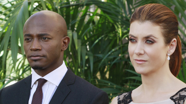 PRIVATE PRACTICE - "Heaven Can Wait" - Addison plans Bizzy and Susan's wedding while trying to keep her distance from the overly flirtatious Dr. Rodriquez. Sam is concerned about the care his longtime patient is receiving, and Sheldon refers Charlotte to his mentor and friend for psychiatric help, on "Private Practice," THURSDAY, JANUARY 13 (10:01-11:00 p.m., ET) on the ABC Television Network. (ABC/RON TOM)TAYE DIGGS, KATE WALSH