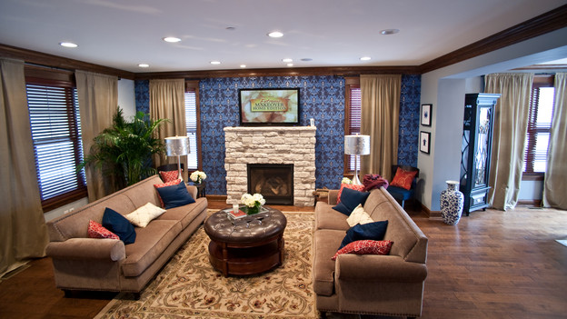 EXTREME MAKEOVER HOME EDITION - "Morris Family," - Living Room, on "Extreme Makeover Home Edition," Sunday, January 3rd on the ABC Television Network.
