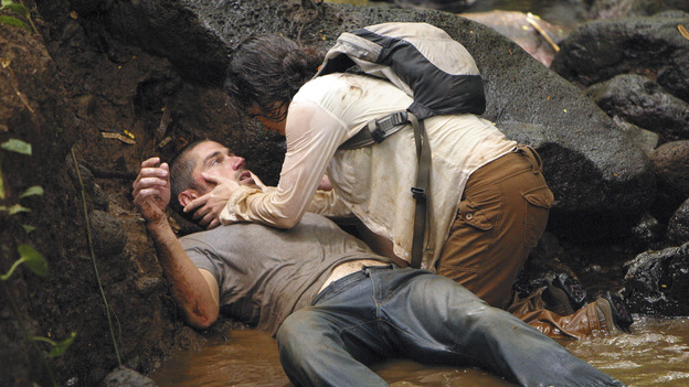 LOST - "All the Best Cowboys Have Daddy Issues" - Survivors wonder why Charlie and the pregnant Claire have been abducted - and by whom -- and a search party ventures into the treacherous jungle to try to find and rescue the missing duo. Meanwhile, inner-demons about his father resurface for Jack, and Boone and Locke discover another island mystery, on "Lost," WEDNESDAY, DECEMBER 8 (8:00-9:00 p.m., ET), on the ABC Television Network. (ABC/MARIO PEREZ) MATTHEW FOX, EVANGELINE LILLY
