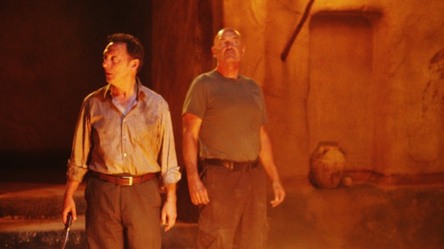 LOST - "The Incident," Parts 1 & 2 - Jack's decision to put a plan in action in order to set things right on the island is met with some strong resistance by those close to him, and Locke assigns Ben a difficult task, on the season finale of "Lost," WEDNESDAY, MAY 13 (9:00-11:00 p.m., ET) on the ABC Television Network. (ABC/MARIO PEREZ)MICHAEL EMERSON, TERRY O'QUINN