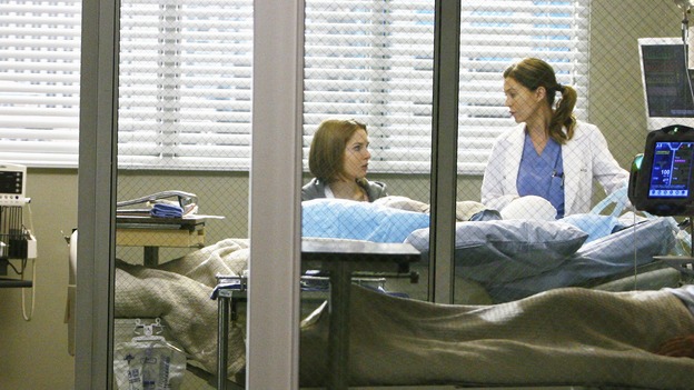 GREY'S ANATOMY - "Now or Never" - Dr.&nbsp;Meredith Grey speaks with her patient, Amanda, about "John Doe," on "Grey's Anatomy," THURSDAY, MAY 14 (9:00-11:00 p.m., ET) on the ABC Television Network. SHANNON LUCIO, ELLEN POMPEO