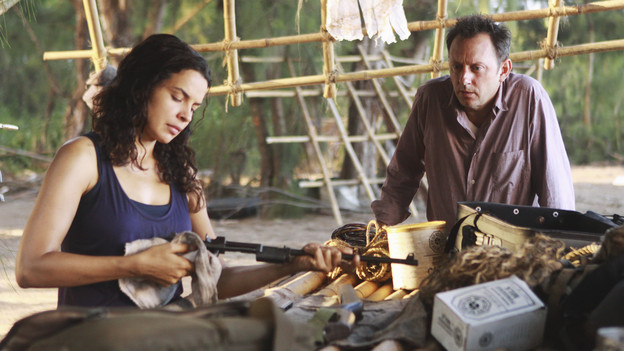 LOST - "The Package" - Sun and Jin desperately continue their search for one another, and Locke confronts his enemy, on "Lost," TUESDAY, MARCH 30 (9:00-10:02 p.m., ET) on the ABC Television Network. (ABC/MARIO PEREZ)ZULEIKHA ROBINSON, MICHAEL EMERSON
