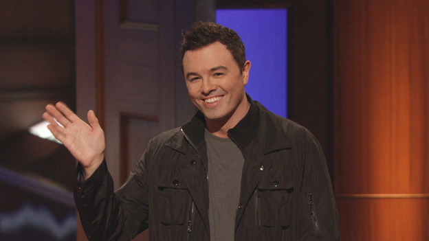 SHARK TANK 410A screen grab of Shark Tank ep 410 featuring guest Seth Macfarlane
