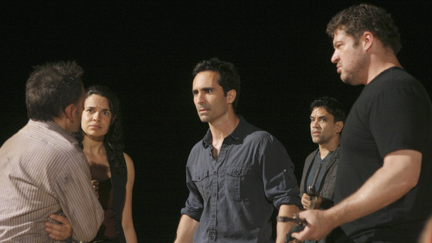 LOST - "LA X" - "Lost" returns for its final season of action-packed mystery and adventure -- that will continue to bring out the very best and the very worst in the people who are lost -- on the season premiere of "Lost," TUESDAY, FEBRUARY 2 (9:00-11:00 p.m., ET) on the ABC Television Network. On the season premiere episode, "LA X" Parts 1 & 2, the aftermath from Juliet's detonation of the hydrogen bomb is revealed. (ABC/MARIO PEREZ)MICHAEL EMERSON, ZULEIKHA ROBINSON, NESTOR CARBONELL, BRAD WILLIAM HENKE
