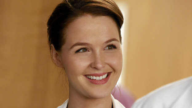 GREY'S ANATOMY - "This Is Why We Fight" - As word of Seattle Grace's financial trouble spreads, Catherine encourages Jackson to move to Boston, and the interns fear they might lose their jobs. Meanwhile, the doctors meet with a potential investor in a last-ditch effort to save the hospital, and Alex impresses Jo while caring for a patient, on "Grey's Anatomy," THURSDAY, FEBRUARY 21 (9:00-10:02 p.m., ET) on the ABC Television Network. (ABC/RON TOM)CAMILLA LUDDINGTON