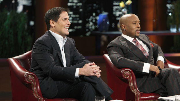SHARK TANK - "Episode 202" - Season Two of "Shark Tank" promises to make TV history with the Sharks offering over $10 million in investment deals to bankroll a creative array of innovative entrepreneurs. This season, high tech billionaire entrepreneur Mark Cuban and successful comedian and self-made businessman Jeff Foxworthy jump into the Tank to appear separately in the show's nine episodes. The Season Premiere, "Episode 202," airs FRIDAY, MARCH 25 (8:00-9:00 p.m., ET) on ABC. (ABC/CRAIG SJODIN)MARK CUBAN, DAYMOND JOHN