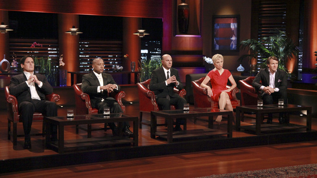 SHARK TANK - "Episode 310" - The Sharks are back for a third season, continuing their search to invest in the best products and businesses that America has to offer. The critically acclaimed "Shark Tank" gives budding entrepreneurs the chance to make their dreams come true, and possibly make a business deal that will make them millionaires. Season Three continues to make TV history, with the Sharks offering over $6.2 million of their own money in investment deals to bankroll a creative array of innovative entrepreneurs. The Season Premiere, "Episode 310," airs FRIDAY, JANUARY 20 (8:00-9:00 p.m., ET) on the ABC Television Network. (ABC/RICHARD CARTWRIGHT)MARK CUBAN, DAYMOND JOHN, KEVIN O'LEARY, BARBARA CORCORAN, ROBERT HERJAVEC