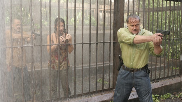 LOST - Awarded the 2005 Emmy and 2006 Golden Globe for best drama series, and a 2007 Golden Globe nomination for best drama series and best actress for Evangeline Lilly, "Lost" returns for the second act of its third season of action-packed mystery and adventure -- that will continue to bring out the very best and the very worst in the people who are lost -- WEDNESDAY, FEBRUARY 7 (10:00-11:00 p.m., ET), on the ABC Television Network. In the return episode, "Not in Portland," Jack is in command as the fate of Ben's life literally rests in his hands. Meanwhile, Kate and Sawyer find an ally in one of "The Others," and Juliet makes a shocking decision that could endanger her standing with her people. (ABC/MARIO PEREZ)ARISTON GREEN, EVANGELINE LILLY, MICHAEL BOWEN