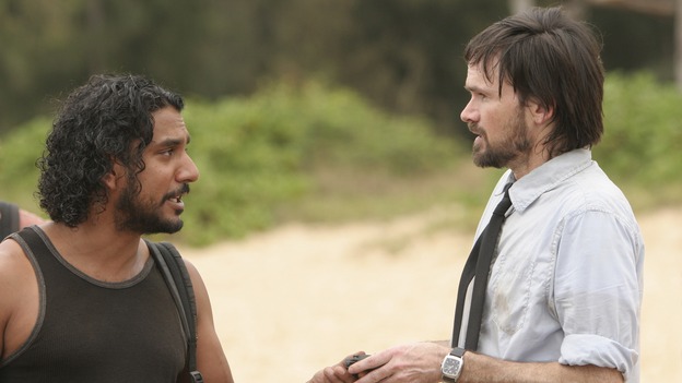 LOST - "There's No Place Like Home," Part 1 - The face-off between the survivors and the freighter people begins, on "Lost," THURSDAY, MAY 15 (10:02-11:00 p.m., ET) on the ABC Television Network.  (ABC/MARIO PEREZ)NAVEEN ANDREWS, JEREMY DAVIES