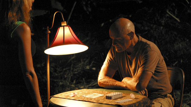 LOST - "Raised By Another" - Jack, Kate and Charlie wonder if Claire's disturbing nightmares might be coming true to threaten her life and the life of her unborn child, and a missing castaway returns with frightening news about what lies just beyond the mountains, on "Lost," WEDNESDAY, DECEMBER 1 (8:00-9:01 p.m., ET), on the ABC Television Network. (ABC/MARIO PEREZ) EMILIE DE RAVIN, TERRY O'QUINN