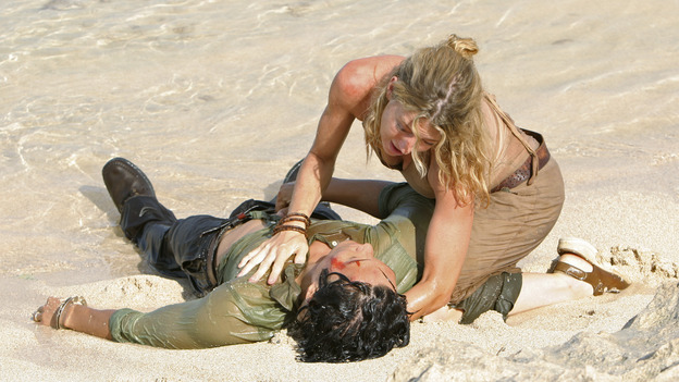 LOST - "The Other 48 Days" - The harrowing first 48 days in the lives of the tail section survivors are revealed, on "Lost," WEDNESDAY, NOVEMBER 16 (9:00-10:00 p.m., ET), on the ABC Television Network. (ABC/MARIO PEREZ)DANIEL DAE KIM, CYNTHIA WATROS