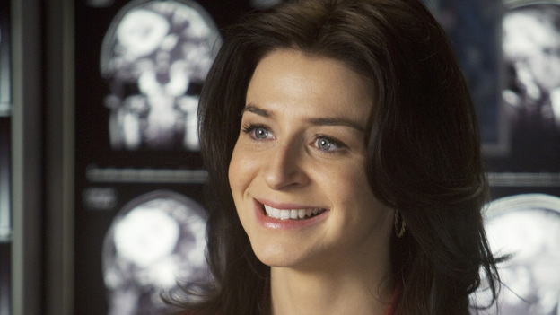 GREY'S ANATOMY - "Have You Seen Me Lately?" - In a final attempt to save Erica's life, Amelia arrives at Seattle Grace to beg Derek for help with the gliosarcoma case; Cristina and Owen engage in heated arguments during marriage counseling; Alex realizes that in order to be a good doctor, he'll need to improve his people skills; and Meredith is given a chance to shine when a man enters the ER after getting his hand stuck in meat grinder. Meanwhile, the residents continue to study for their upcoming oral boards, on Grey's Anatomy, THURSDAY, FEBRUARY 16 (9:00-10:02 p.m., ET) on the ABC Television Network. (ABC/RANDY HOLMES)CATERINA SCORSONE