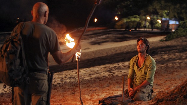 LOST - "Expos" - Hurley begins to suspect that Sawyer may be involved in an island mystery surrounding two fellow survivors, and Sun learns the truth about her past kidnapping attempt by "The Others," on "Lost," WEDNESDAY, MARCH 28 (10:00-11:00 p.m., ET), on the ABC Television Network. (ABC/MARIO PEREZ)TERRY O'QUINN, RODRIGO SANTORO