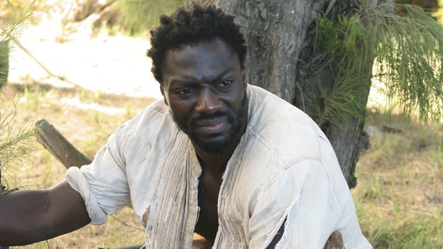LOST - "Fire + Water" - When Charlie's vividly surreal dreams lead him to believe Claire's baby, Aaron, is in danger, Locke suspects Charlie may be using again. Meanwhile, Sawyer encourages Hurley to act on his attraction to Libby, on "Lost," WEDNESDAY, JANUARY 25 (9:00-10:00 p.m., ET), on the ABC Television Network. (ABC/MARIO PEREZ)ADEWALE AKINNUOYE-AGBAJE