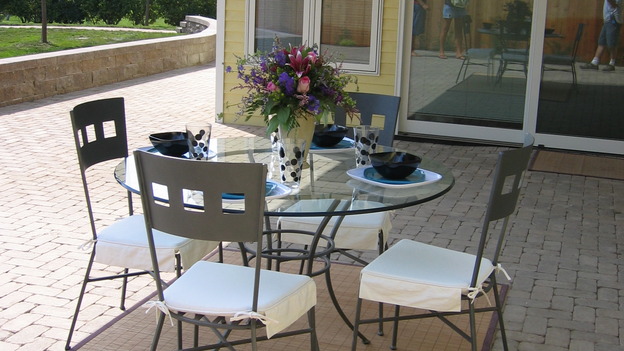 EXTREME MAKEOVER HOME EDITION - "Bliven Family," - Patio, on "Extreme Makeover Home Edition," Sunday, October 15th on the ABC Television Network.