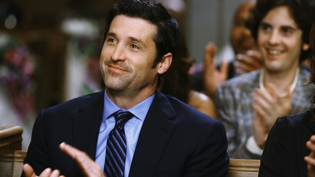 GREY'S ANATOMY - "What a Difference a Day Makes" - Derek applauds the wedding of Izzie Stevens and Alex Karev, on "Grey's Anatomy," THURSDAY, MAY 7 (9:00-10:02 p.m., ET) on the ABC Television Network. PATRICK DEMPSEY